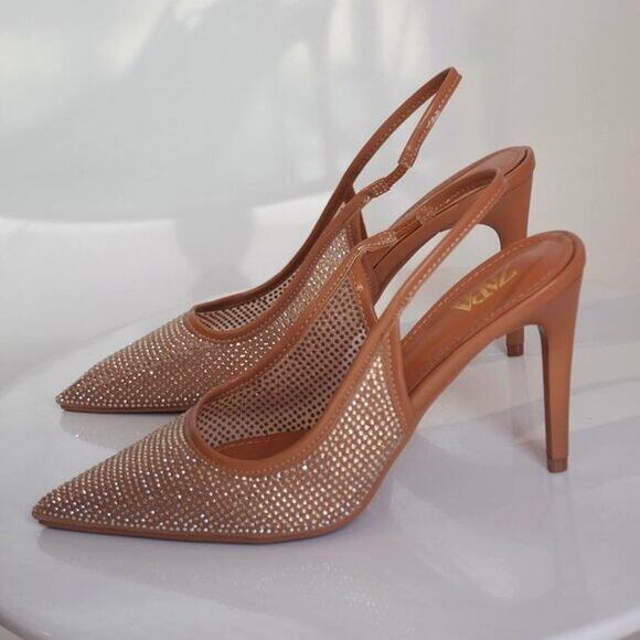 ZARA Pointed Toe Slingbacks NWT - Picture 12 of 16